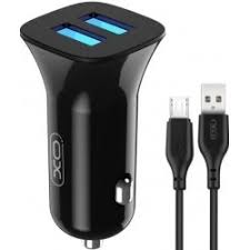 CARGADOR PARA AUTO DUAL USB XO - TZ10 C/CABLE MICRO USB - 09873